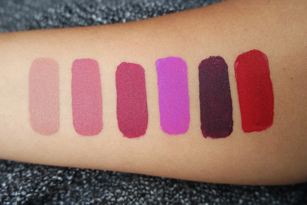 Stila Eternally Yours Liquid Lipstick Swatches