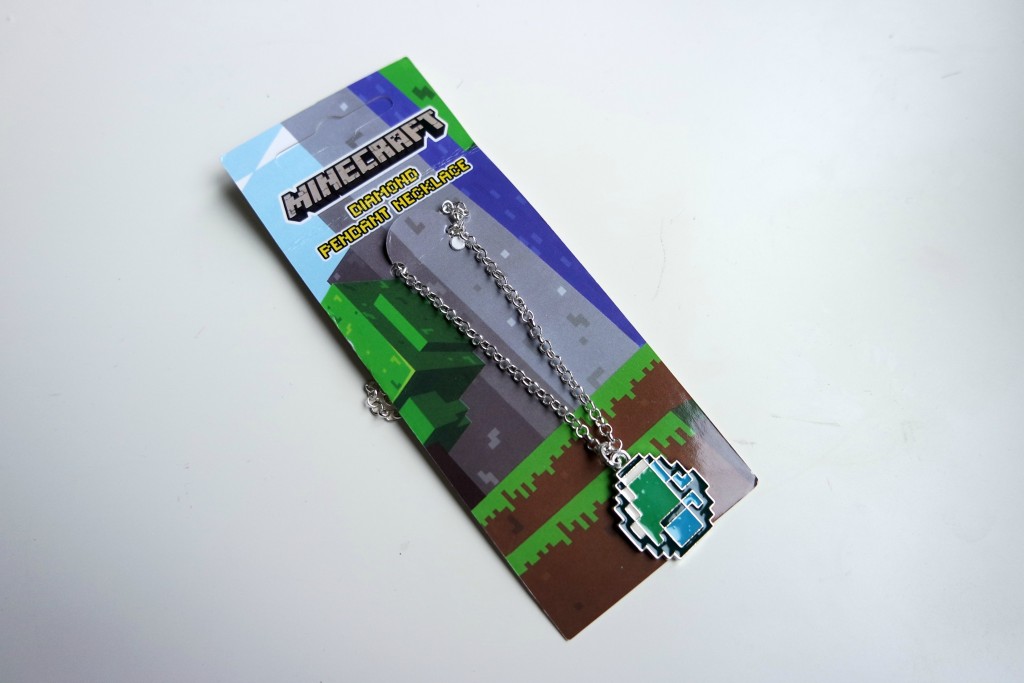 Gamer Girl Monthly Minecraft Diamond Pendant Necklace 01