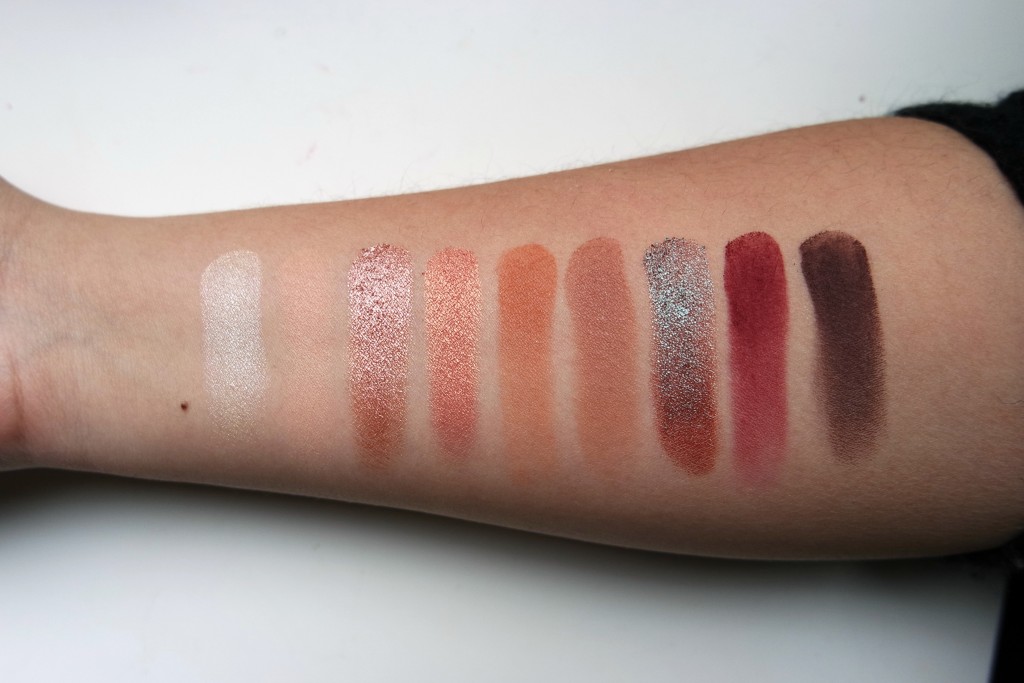 MannyMUA x Makeup Geek Palette Swatches