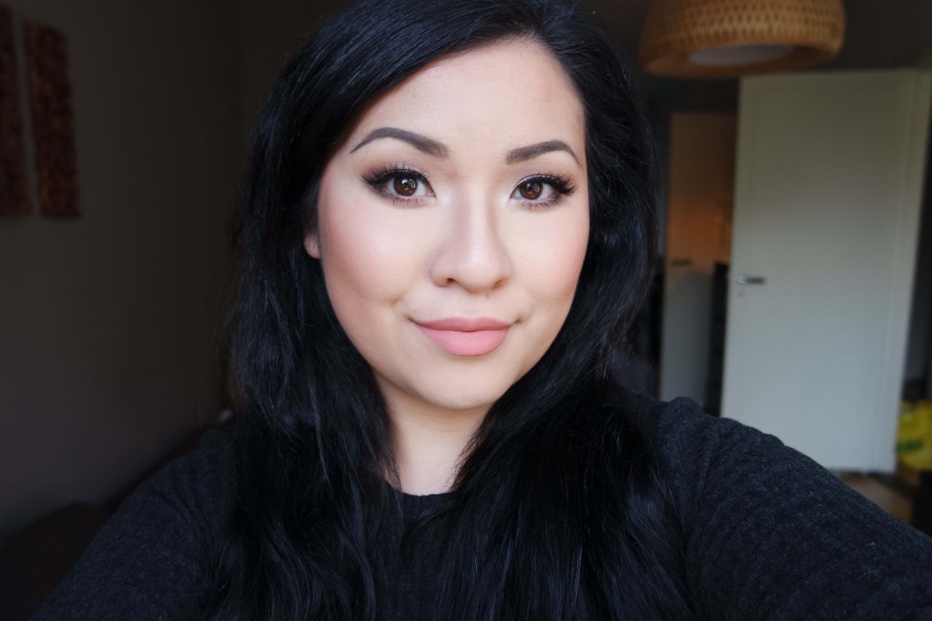 Nyx Stockholm Soft Matte Lip Cream on lips 02