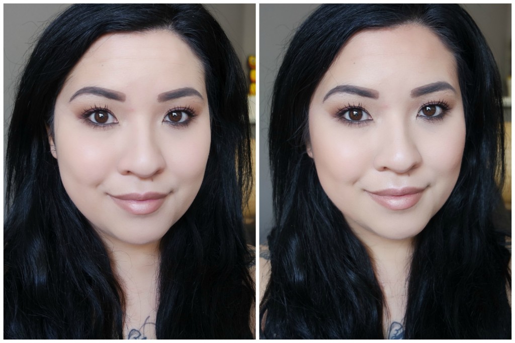 MUA Luxe Bronze & Sculpt Contour Kit Before After