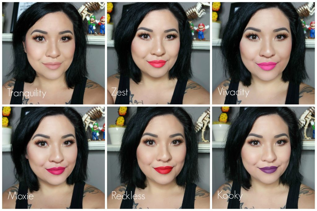 MUA Velvet Lip Lacquer Summer 2016 Overview