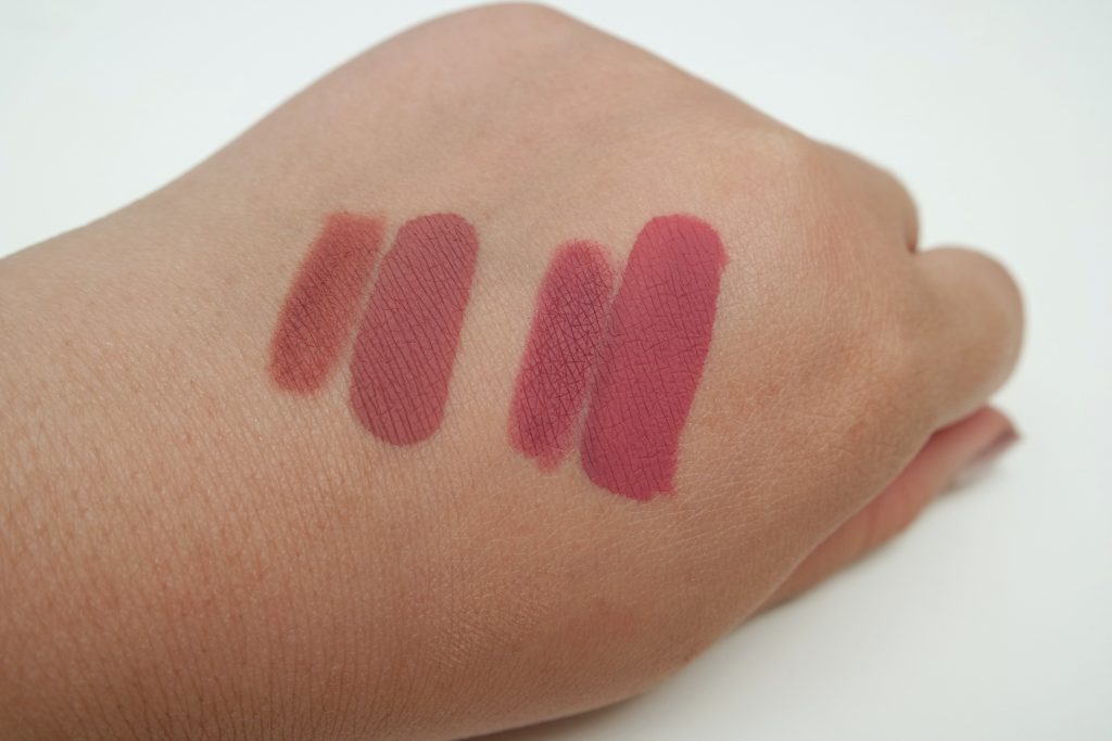 Kylie Lipkit in Candy K and Posie K Swatches