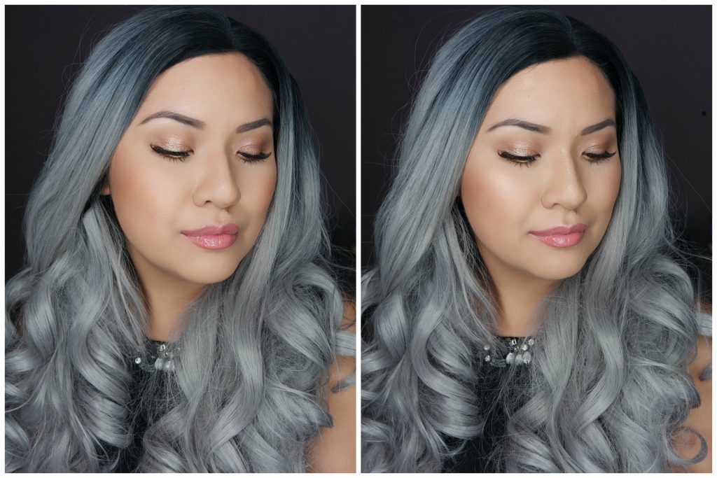 Colourpop Wisp Highlighter Before After 01