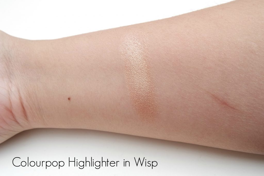 Colourpop Wisp Highlighter Swatch 01