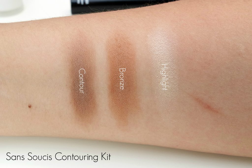 Sans Soucis Contouring Kit Swatches