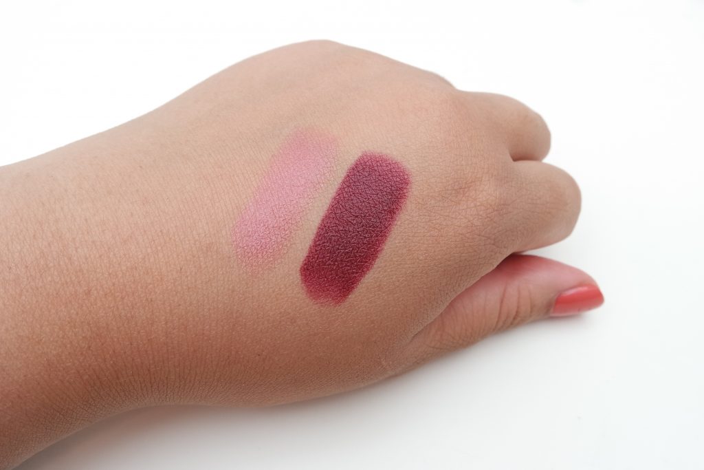babor-age-id-fall-winter-2016-glossy-lip-color-in-wild-roses-and-matte-lip-color-in-red-grape-swatches