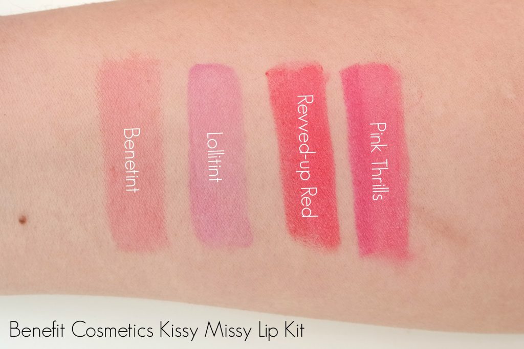 benefit-cosmetics-kissy-missy-lip-kit-swatches