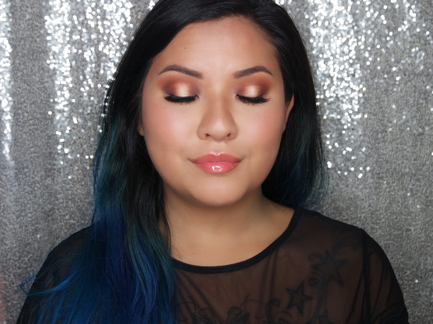 NYX Professional Makeup Away We Glow Shadow Palettes Look