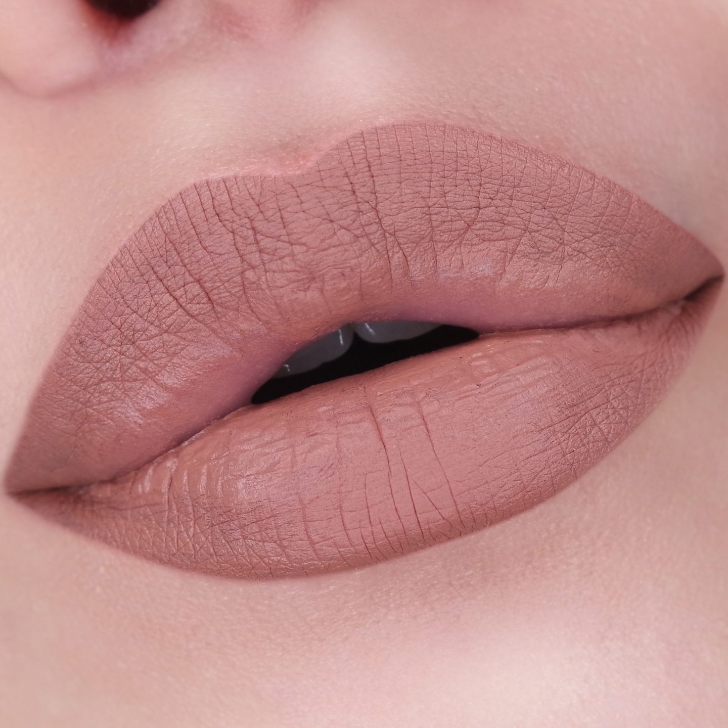 Milani Amore Satin Matte Lip Crème 01 Lavish Swatch