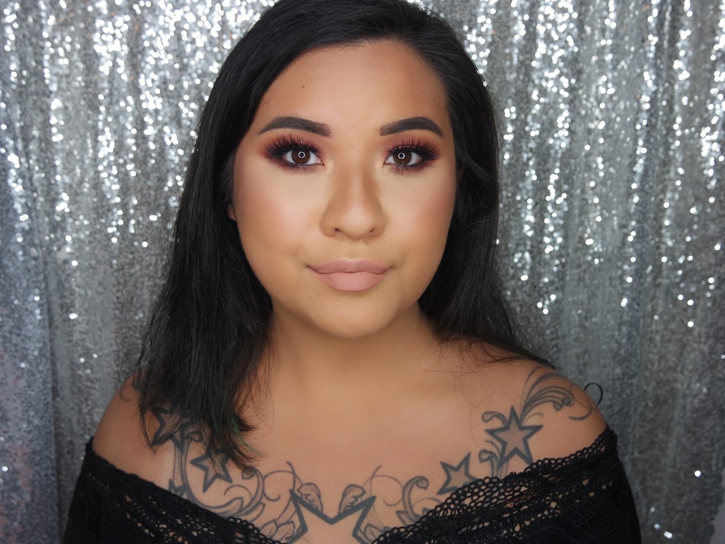 Milani Amore Satin Matte Lip Crème 01 Lavish Swatch