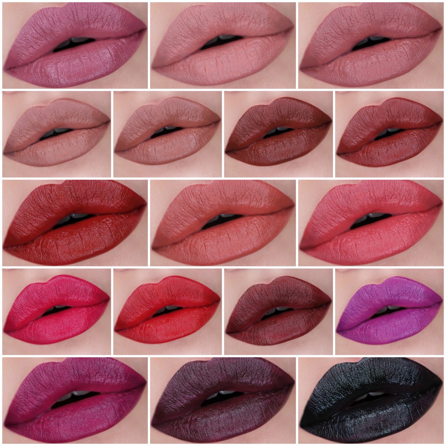 Milani Bold Color Statement Matte Lipstick Swatches