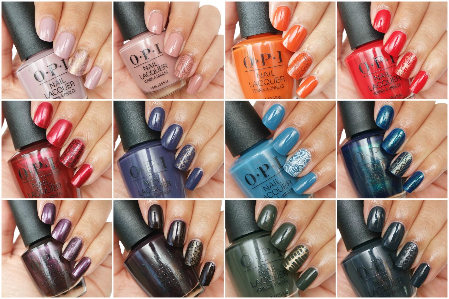 OPI Scotland Collection - Fall/Winter 2019 Swatches