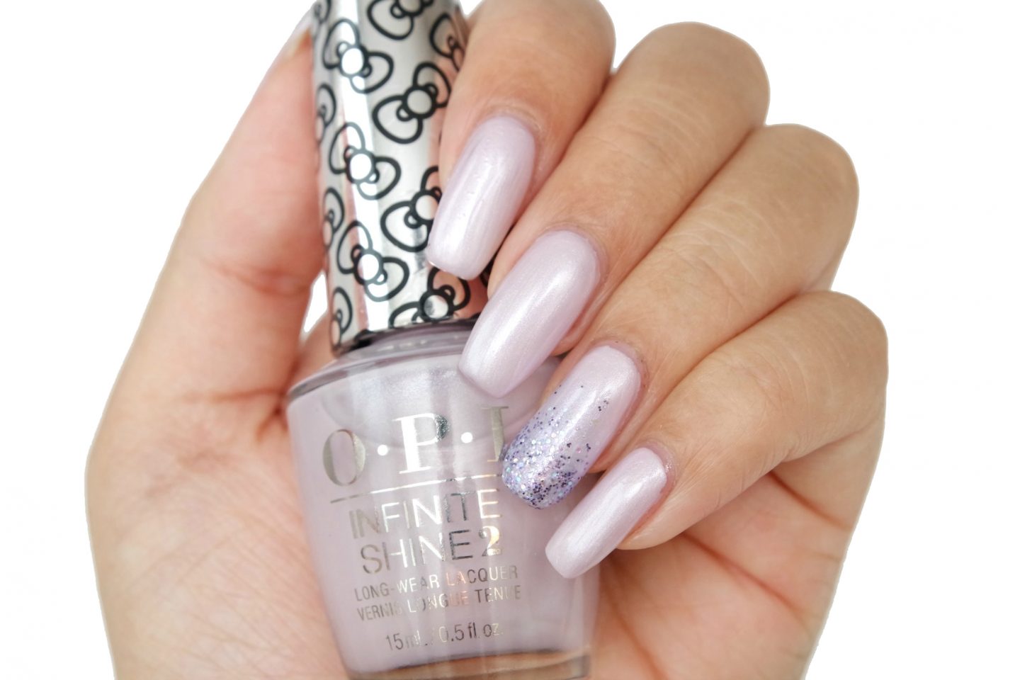 OPI Hello Kitty 2019 Collection A Hush of Blush Swatch
