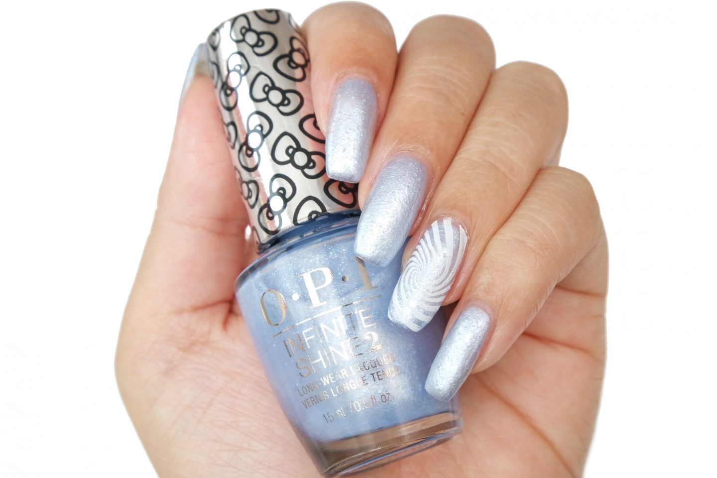 OPI Hello Kitty 2019 Collection Let Love Sparkle Swatch