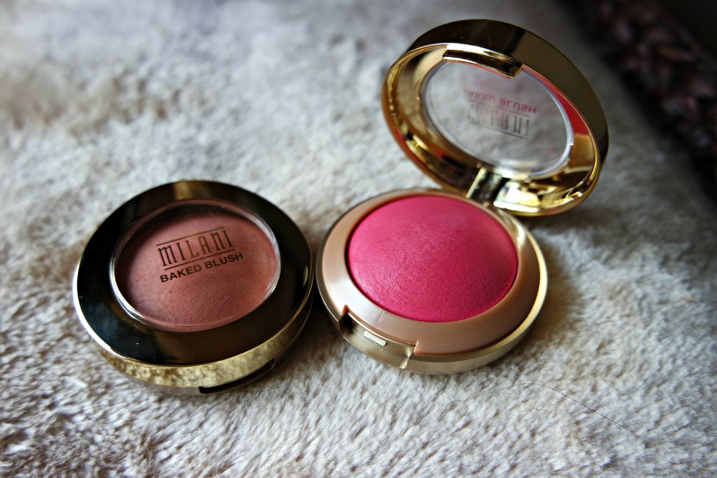 Milani Baked Blush in Luminoso and Bella Rosa