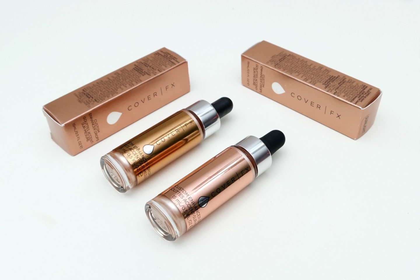 Cover FX Custom Enhancer Drops in Sunlight and Moonlight