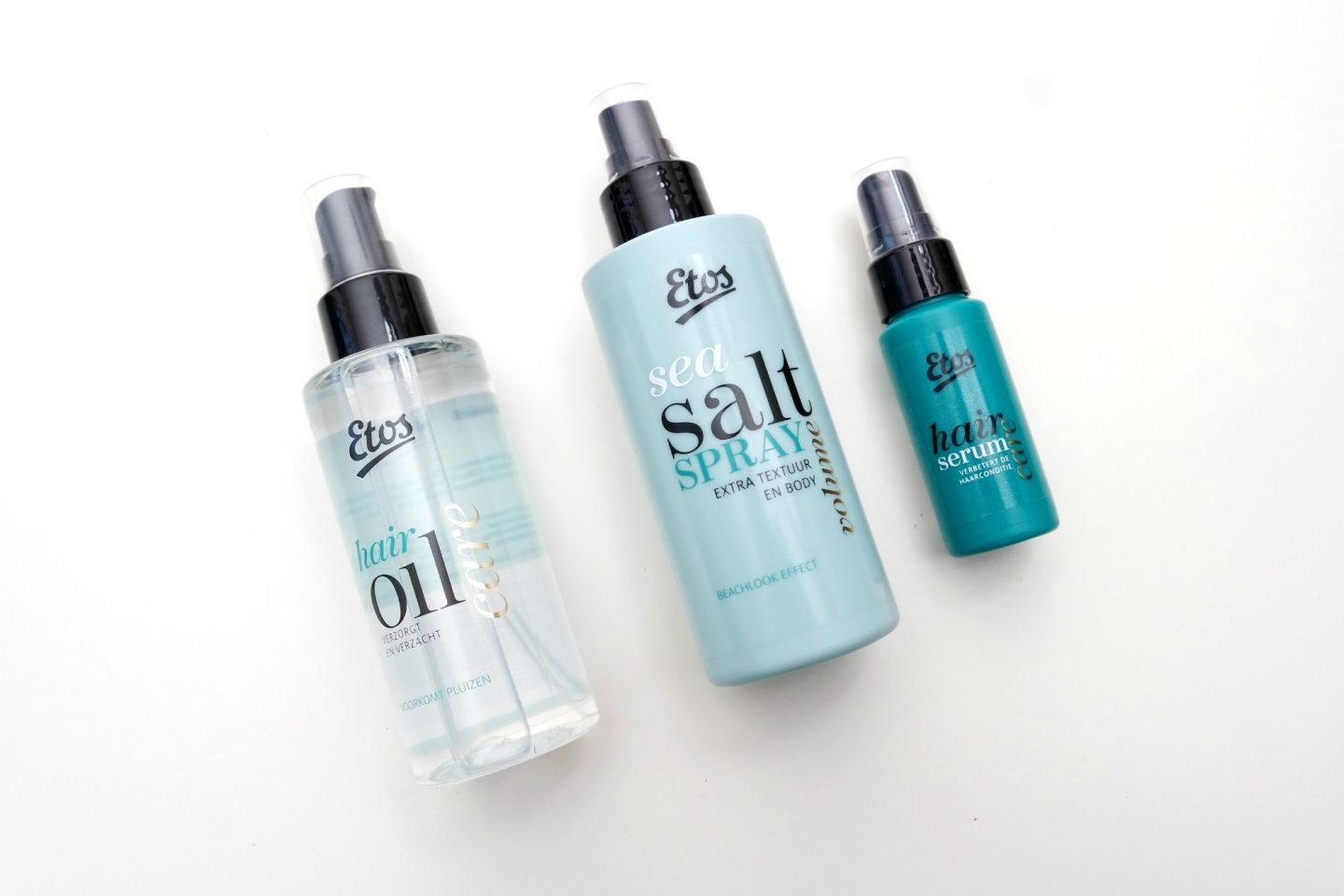 New Etos Hair Styling Products – Hair Oil, Serum and Sea Salt Spray