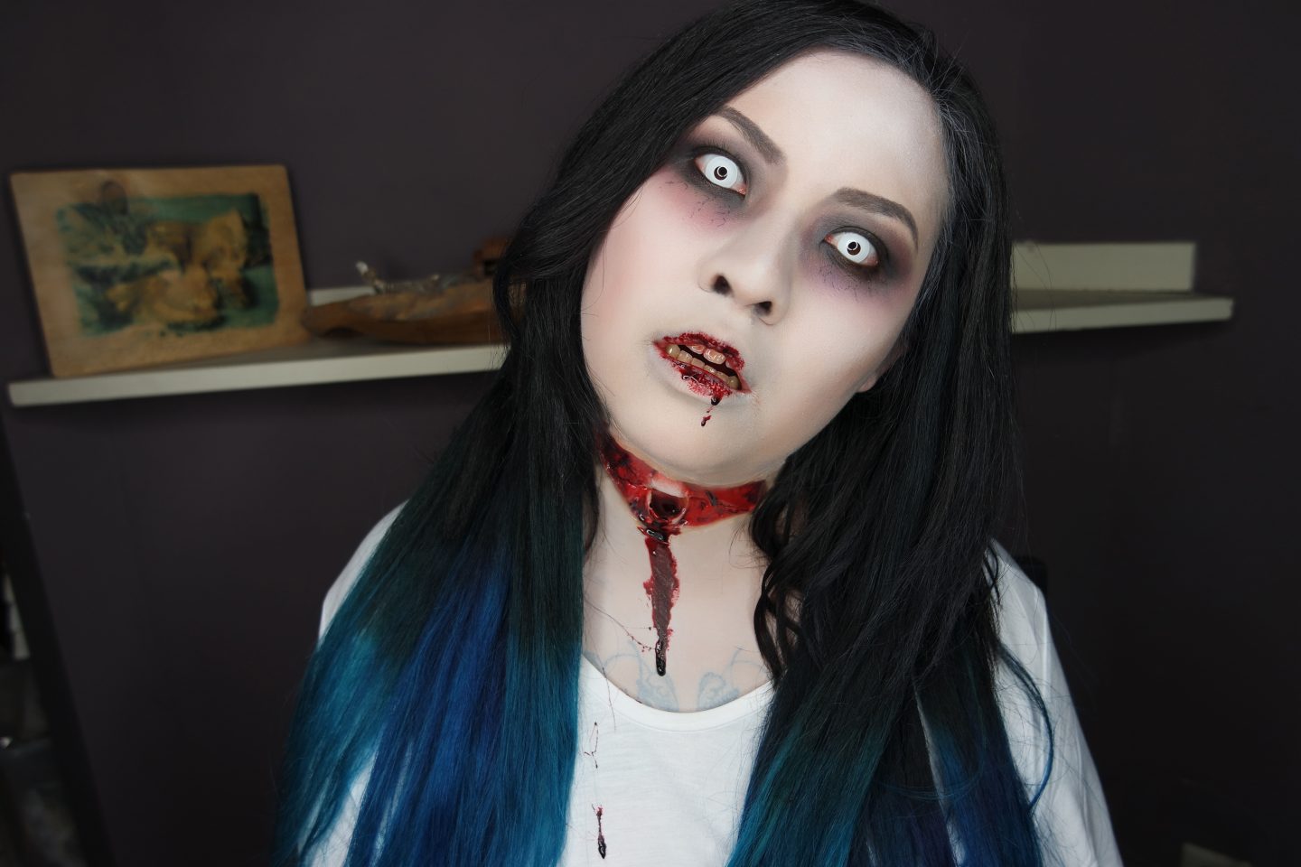 The Grudge/Ghost Halloween Look 2016