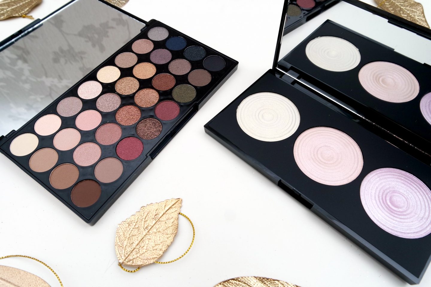 Makeup Revolution Highlight and Flawless Ultra Eyeshadow Palettes