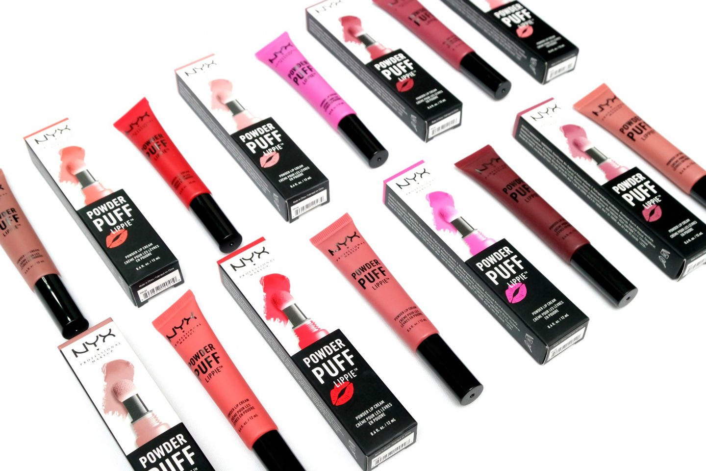 NYX Professional Makeup Powder Puff Lippie Collection Review